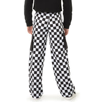 Checkered Wide Leg Pant