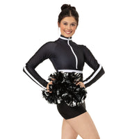 Dynamic Long Sleeve Stripe Biketard