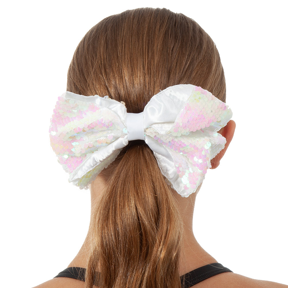 Large Sequin Hair Bow