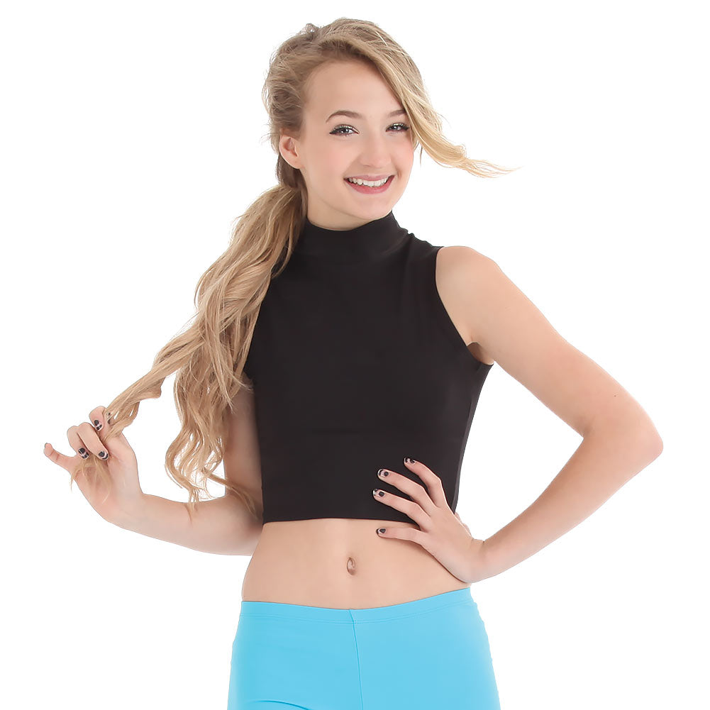 Mock Neck Crop Top : BWP263 - Just For Kix