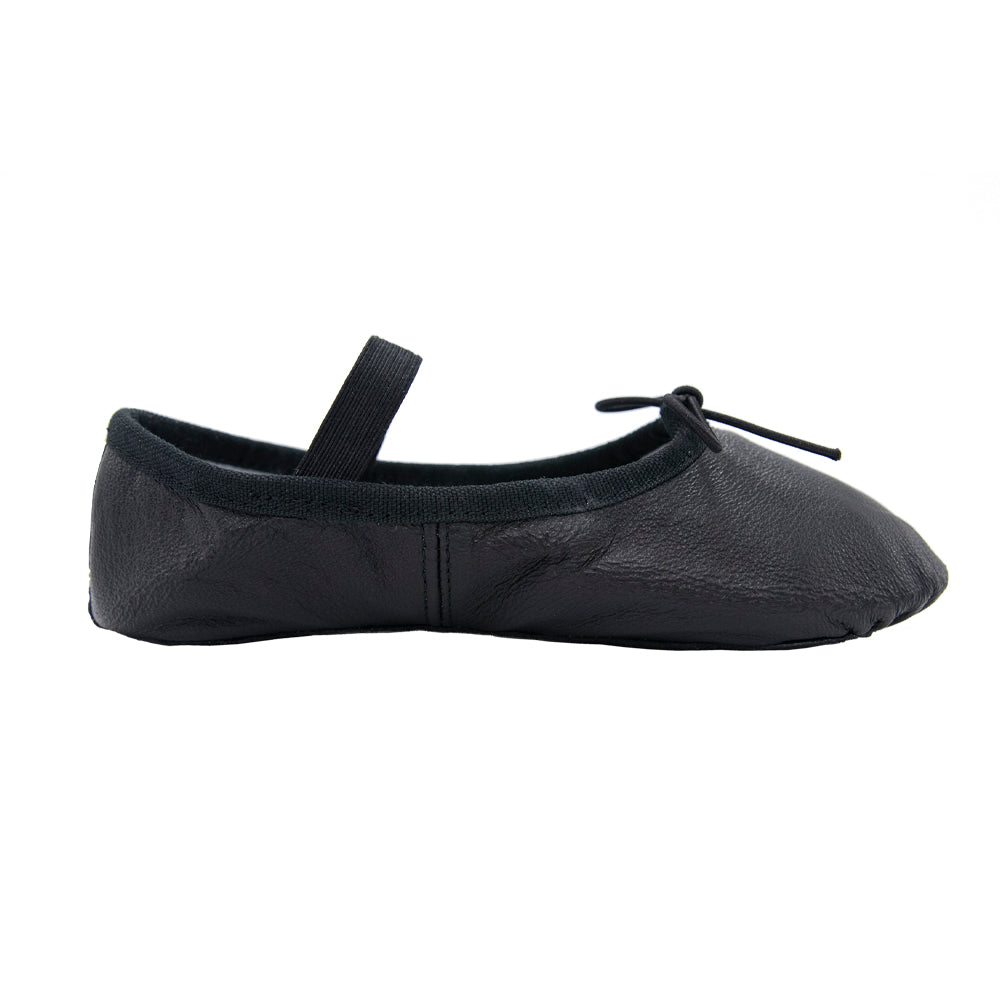 Youth Leather Ballet Shoe