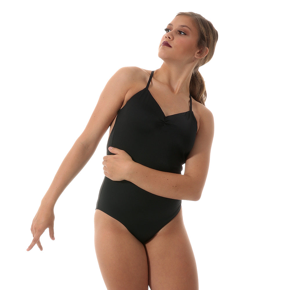 Pinch Front Leotard, Dance Basix