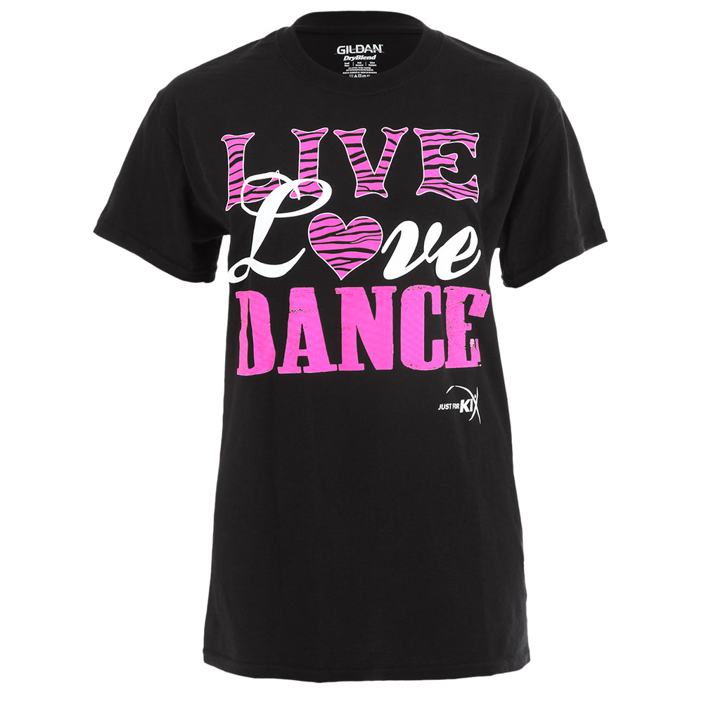 Girls Live, Love, Dance Tee