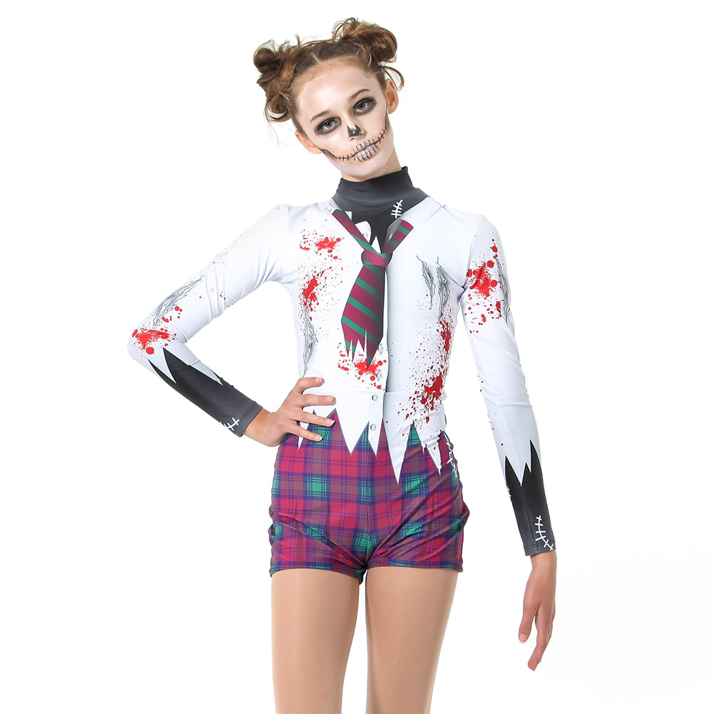 Zombie Schoolgirl Biketard