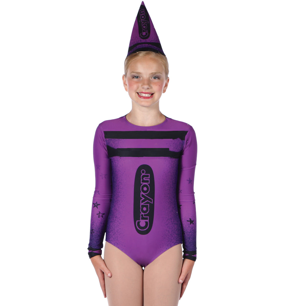 Crayon Long Sleeve Leotard