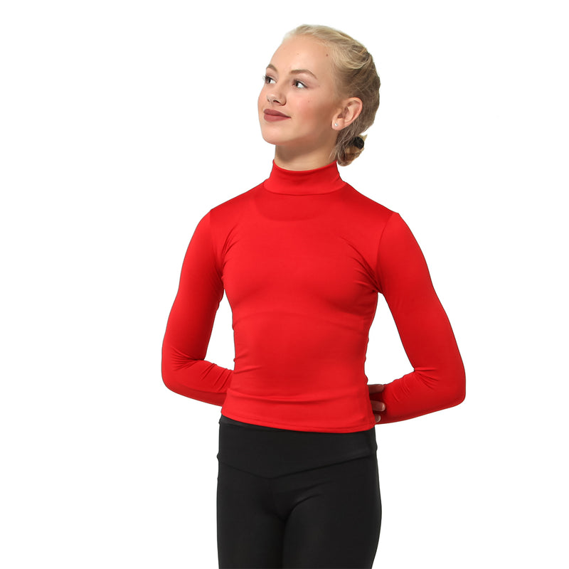 Youth Long Sleeve High Neck Pullover