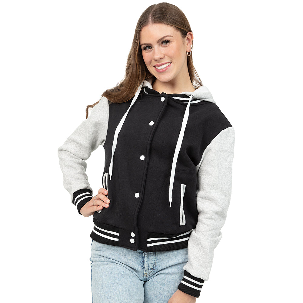 VARSITY CONTRAST HOODIE