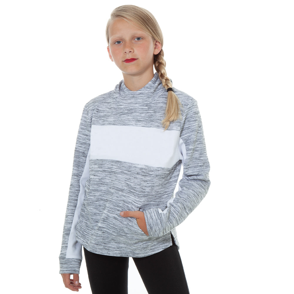 MoveU Youth Colorblock Funnel-Neck Hoodie