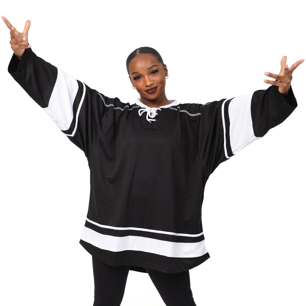 Alexandra Collection | Hockey Jersey | AC6175 Black/White / X-Large Alexandra Collection | Hockey Jersey | AC6175 Black/White / X-Large