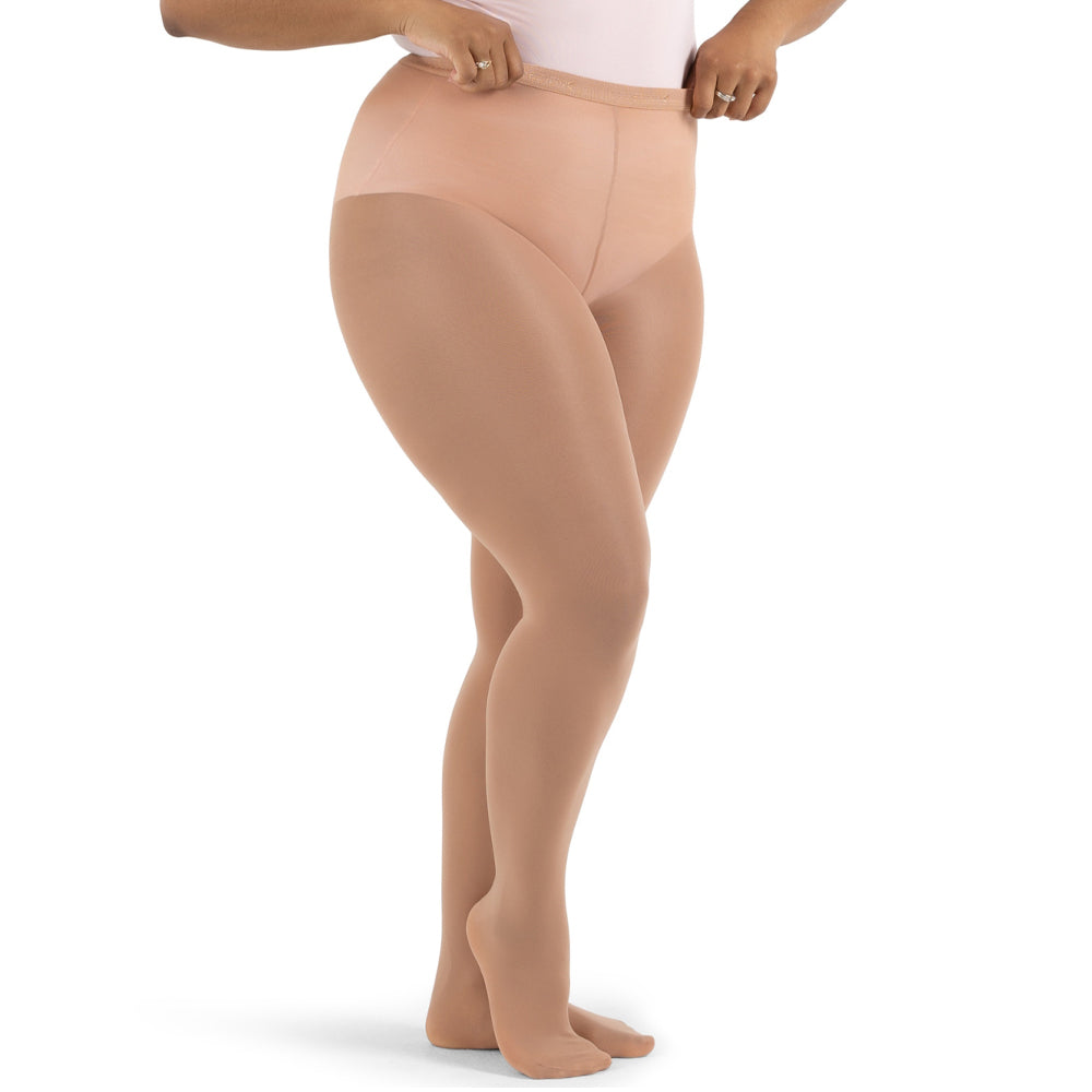 Capezio Plus Size Footed Tight