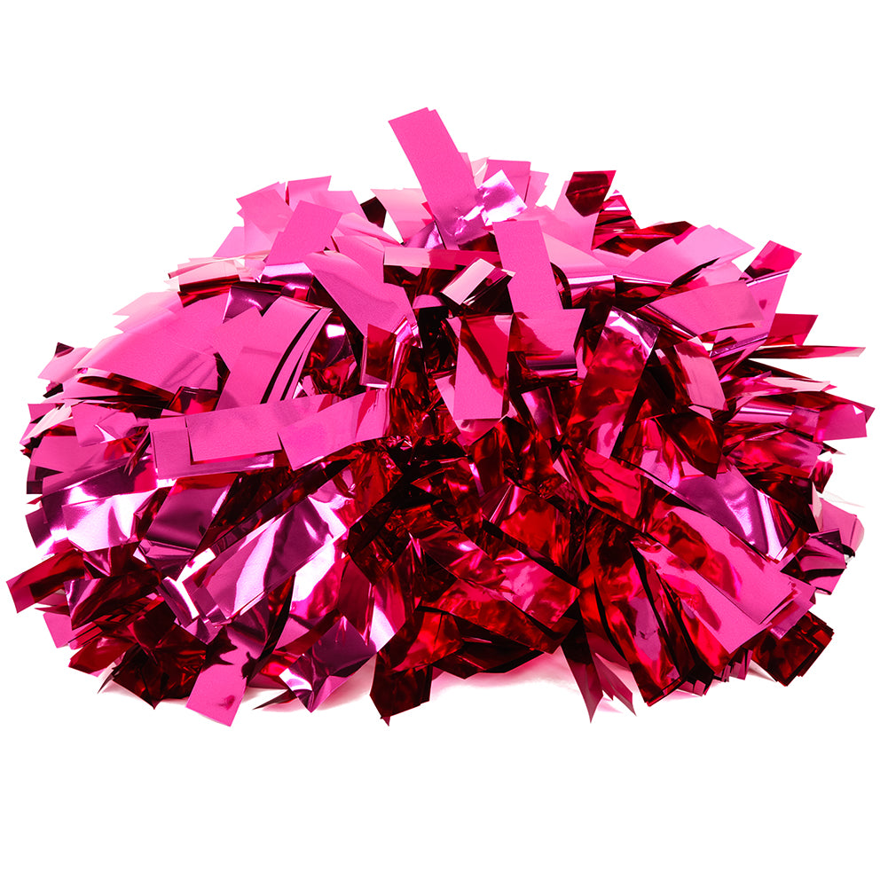 6 inch Solid Metallic Dance and Cheer Athletic Pom One Size | Just for Kix | Pom for Dance and Cheer