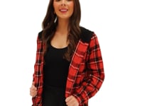 Alexandra Plaid Shirt w/ Hoodie