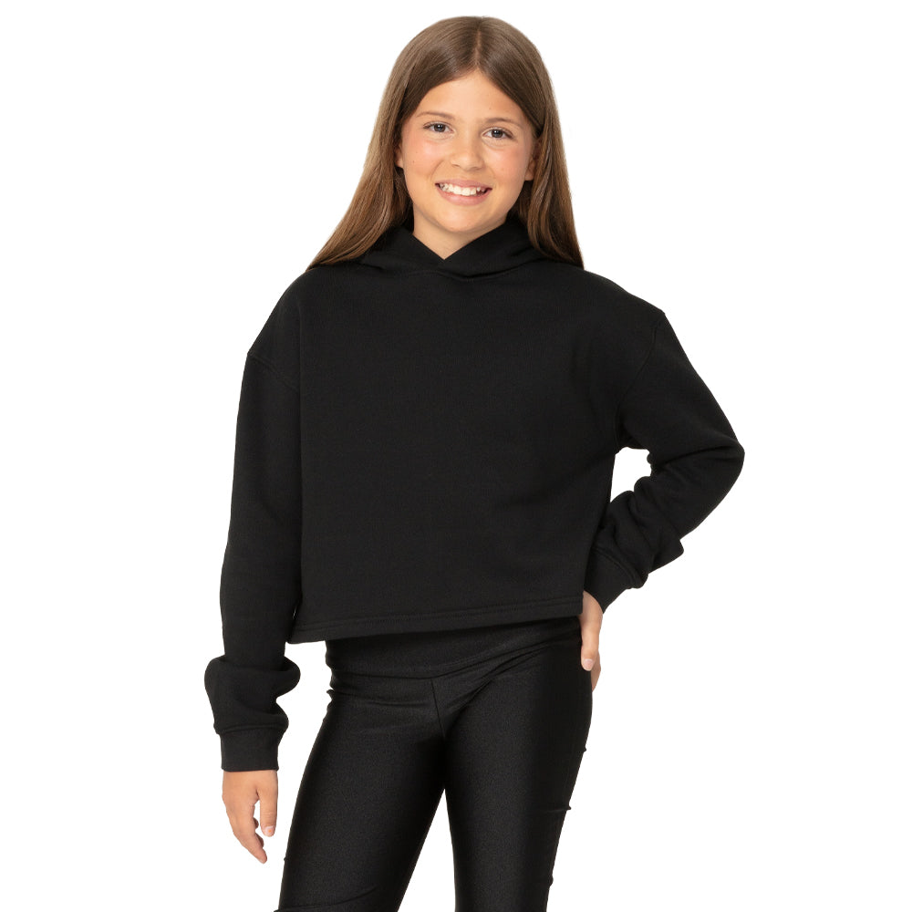 Youth Fleece Crop Hoodie